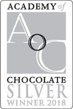 Filomena 64%    Medalla de plata otorgada por The Academy of Chocolate Awards, Reino Unido, 2018.